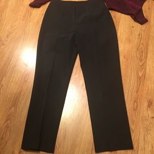Jenne Maac  straight leg side zipper black pants